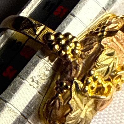 Sale Photo Thumbnail #277: 46-10k stamped Ring/sz 6.5/4.8g