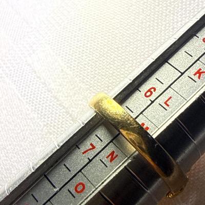 Sale Photo Thumbnail #275: 46-10k stamped Ring/sz 6.5/4.8g