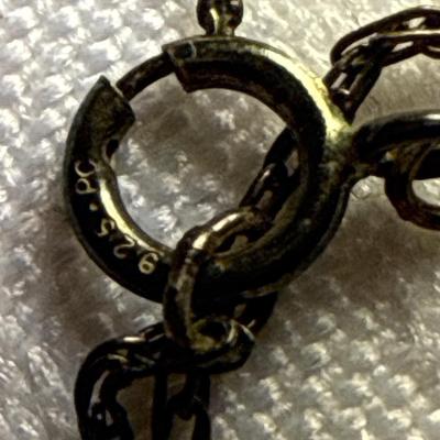 Sale Photo Thumbnail #284: 47-925 chain with Sterling/12k pendant