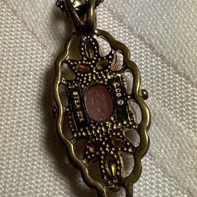 Sale Photo Thumbnail #283: 47-925 chain with Sterling/12k pendant