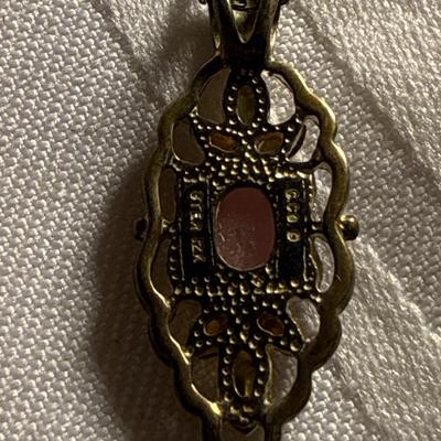 Sale Photo Thumbnail #282: 47-925 chain with Sterling/12k pendant