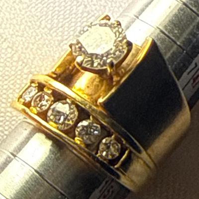 Sale Photo Thumbnail #290: 58-14K Soldered Rings/size 5.25/11 g