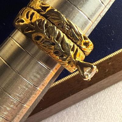 Sale Photo Thumbnail #298: 50-14 K soldered rings/6.41g/size 5