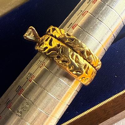 Sale Photo Thumbnail #299: 50-14 K soldered rings/6.41g/size 5