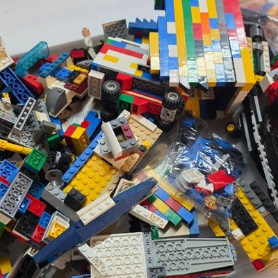 Large Bulk LEGO Lot – 10"x10"x10 Box Full – Genuine Mixed Pieces, Builds, Minifig Parts