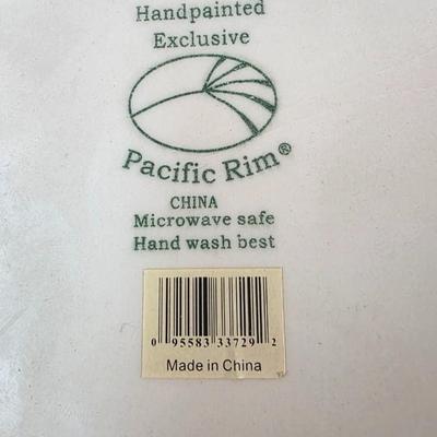 Pacific Rim Sonoma Grape Cookie Jar Wine Barrel Ceramic Hand-Painted Discontinued Pattern