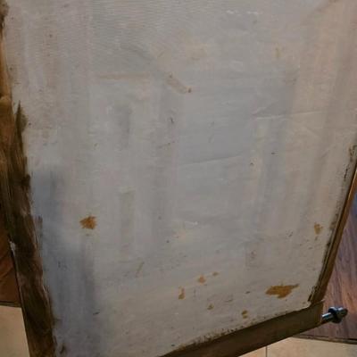 Original Oil Painting of a Mediterranean Hillside Village by Marino