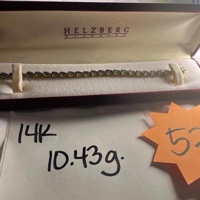 Sale Photo Thumbnail #309: 14 karat gold bracelet