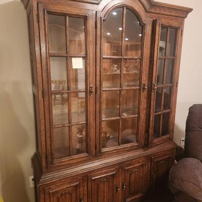 Large Dark Brown Hutch