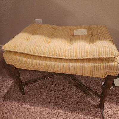 Small Yellow Footstool