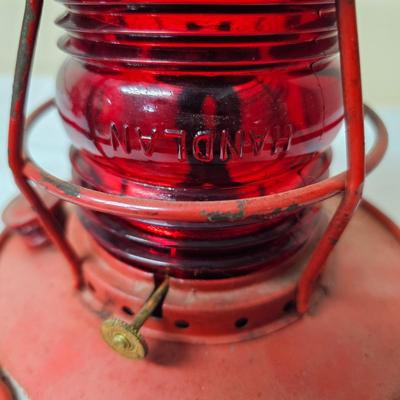 Vintage Dietz Traffic Gard No. 40 & Handlan Kerosene Lamps (G1-JS)