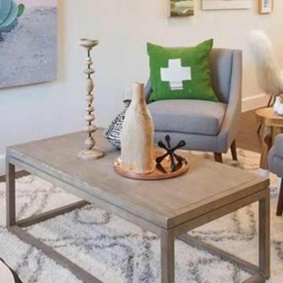 Sale Photo Thumbnail #29:  simple driftwood rectangle coffee table 