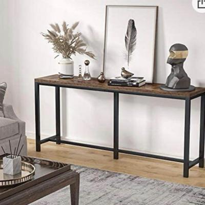 Sale Photo Thumbnail #130: Narrow long rustic wood  console 79”   
