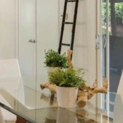 Sale Photo Thumbnail #160: Ladder rustic (qty 3)  black/gray/bleached 