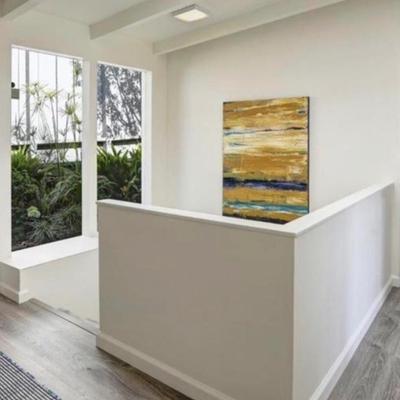 Sale Photo Thumbnail #194: -Organic inpg 259  golds  36x48 acrylic on canvas