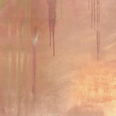 Sale Photo Thumbnail #227:  ORIGINAL Art golden shadow 24x24 oil on canvas