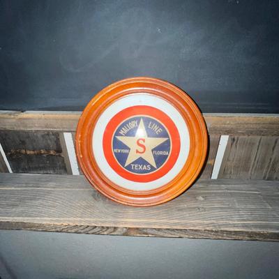 Mallory Ship Line New York / Florida Framed Advertising Sign