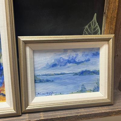 Michelle Martin McDulin Professional Artworks, "Bayou Blue" Seabrook Texas / Ohio Artist