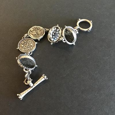 Sale Photo Thumbnail #119: Very nice lucky Brand double sided floral bracelet Please see attached photos