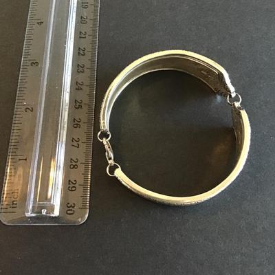 Sale Photo Thumbnail #140: Vintage hand made silver plated spoon bracelet Please see attached photos