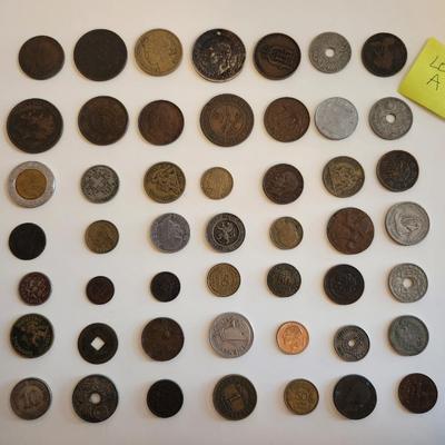 Grouping of Foreign Coins - Lot A