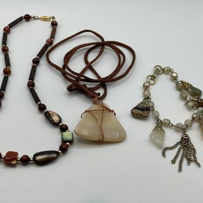 Natural gemstone jewelry