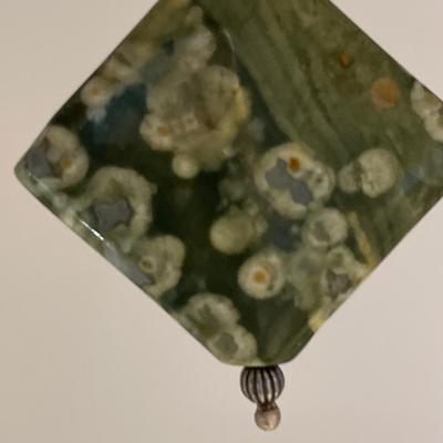 Kambaba Jasper and baroque pearl necklaces