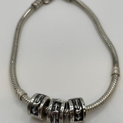 925 bracelet with some charms