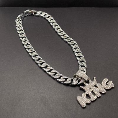 LOT 29: Vintage Otagiri Japan Gibson Mallard / Green Music Box, Collection of Pins (Avon / Irish Pins, King Bling Necklace, Cufflinks and...