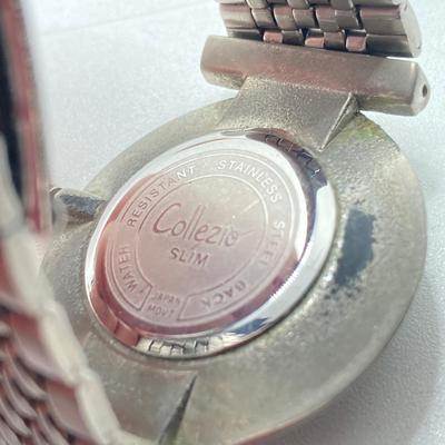 LOT 32: Watch Collection - Fossil 100 Meters Blue Calendar, Timex Water Resistant, Collezio Slim Quartz