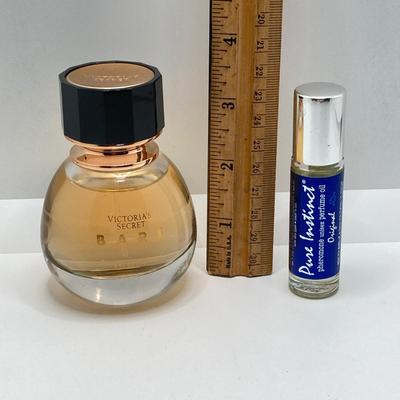 LOT 33: Vintage Hand Beaded Made in Hong Kong Clutch Bag, Victoria's Secret BARE Eau De Farfum 1.7 fl oz Bottle and Pure Instinct...