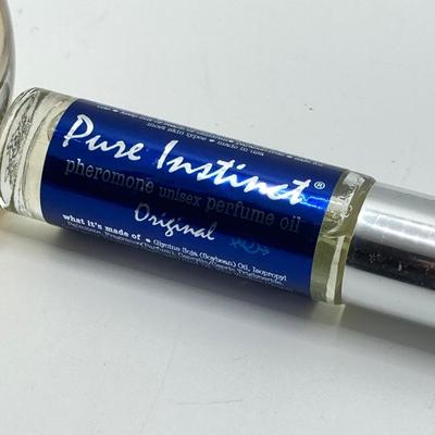 LOT 33: Vintage Hand Beaded Made in Hong Kong Clutch Bag, Victoria's Secret BARE Eau De Farfum 1.7 fl oz Bottle and Pure Instinct...