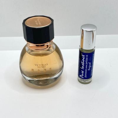 LOT 33: Vintage Hand Beaded Made in Hong Kong Clutch Bag, Victoria's Secret BARE Eau De Farfum 1.7 fl oz Bottle and Pure Instinct...