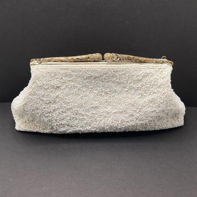 LOT 33: Vintage Hand Beaded Made in Hong Kong Clutch Bag, Victoria's Secret BARE Eau De Farfum 1.7 fl oz Bottle and Pure Instinct...