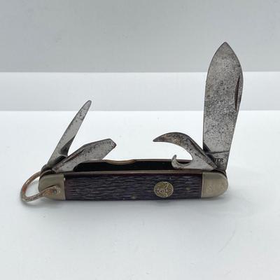 LOT 37: Antique / Vintage Pocket Knives - German Made A.W. Bradshaw & Sons and Ulster U.S.A. Scout