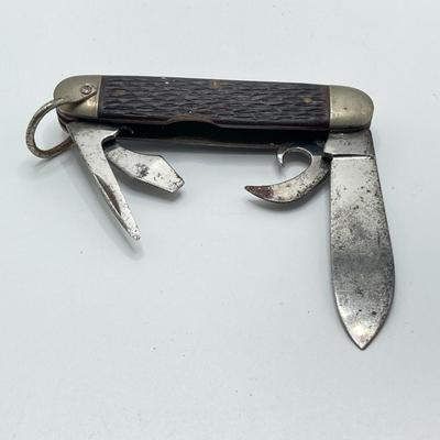 LOT 37: Antique / Vintage Pocket Knives - German Made A.W. Bradshaw & Sons and Ulster U.S.A. Scout