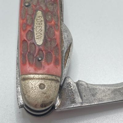LOT 38: Vintage Robeson 642214 Folding Pocket Knife