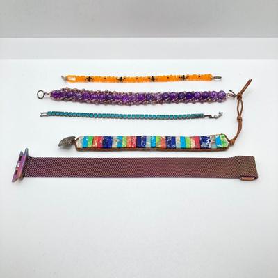 LOT 40: Collection of Colorful Jewelry, Accessories and Watches (Fossil / Jaclyn Smith)