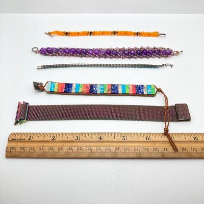 LOT 40: Collection of Colorful Jewelry, Accessories and Watches (Fossil / Jaclyn Smith)