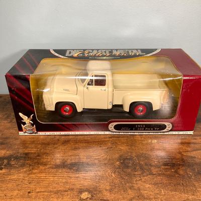 LOT 49: Diecast 1953 Ford F-100 Pick Up in Original Box and Wings of Texaco Diecast "The Duck" 1936 Keystone - Loening Commuter...