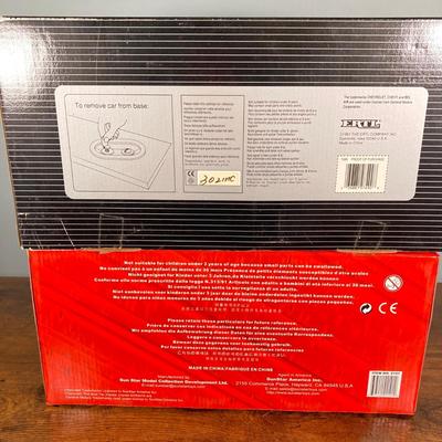 LOT 51: Diecast Cars in Original Boxes - Ertl American Muscle 1957 Chevy Bel Air and Sun Star 1961 Chevrolet Impala