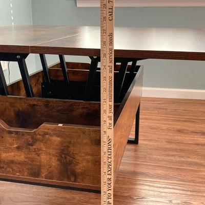 LOT 56: Lift Top Coffee Table with Storage