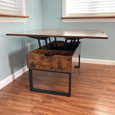 LOT 56: Lift Top Coffee Table with Storage