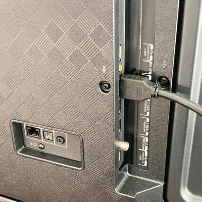 LOT 57: 65 Inch Toshiba Fire TV Model No. 65C350LU LED LCD Television with Sound Bar and Remotes