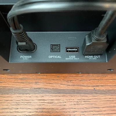 LOT 57: 65 Inch Toshiba Fire TV Model No. 65C350LU LED LCD Television with Sound Bar and Remotes