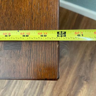 LOT 58: 60 Inch Wood TV Stand / Entertainment Cabinet with Storage