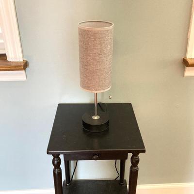 LOT 60: Sweet Home Decor Collection - Wall Mirror, Lamp, Cafe de la Tour Paris France Wall Clock and Accent Table