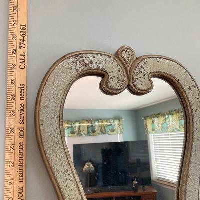 LOT 60: Sweet Home Decor Collection - Wall Mirror, Lamp, Cafe de la Tour Paris France Wall Clock and Accent Table