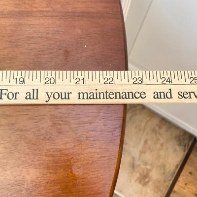 LOT 62: Wooden TV Tray / Table Set with Holding Stand