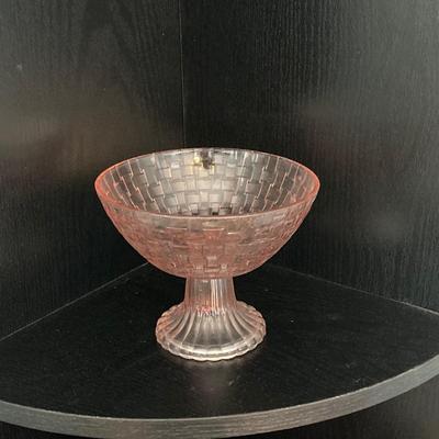 LOT 63: Black Corner Shelf Unit with Home Decor - Mirror, Candle Holder, Pink Glass Bowl, Sir Arthur Conan Doyle Book and More